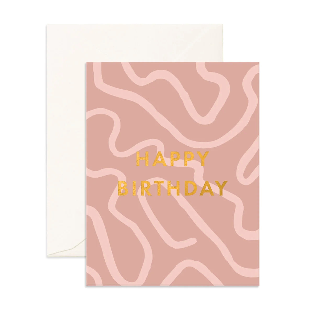 Birthday Como Rose Greeting Card