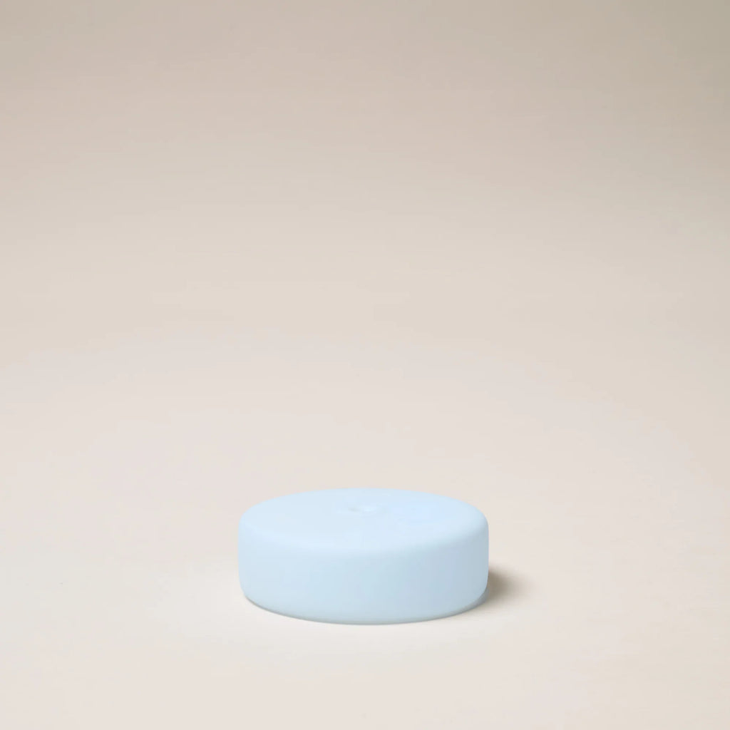 Frosted Glass Incense Holder - Blue