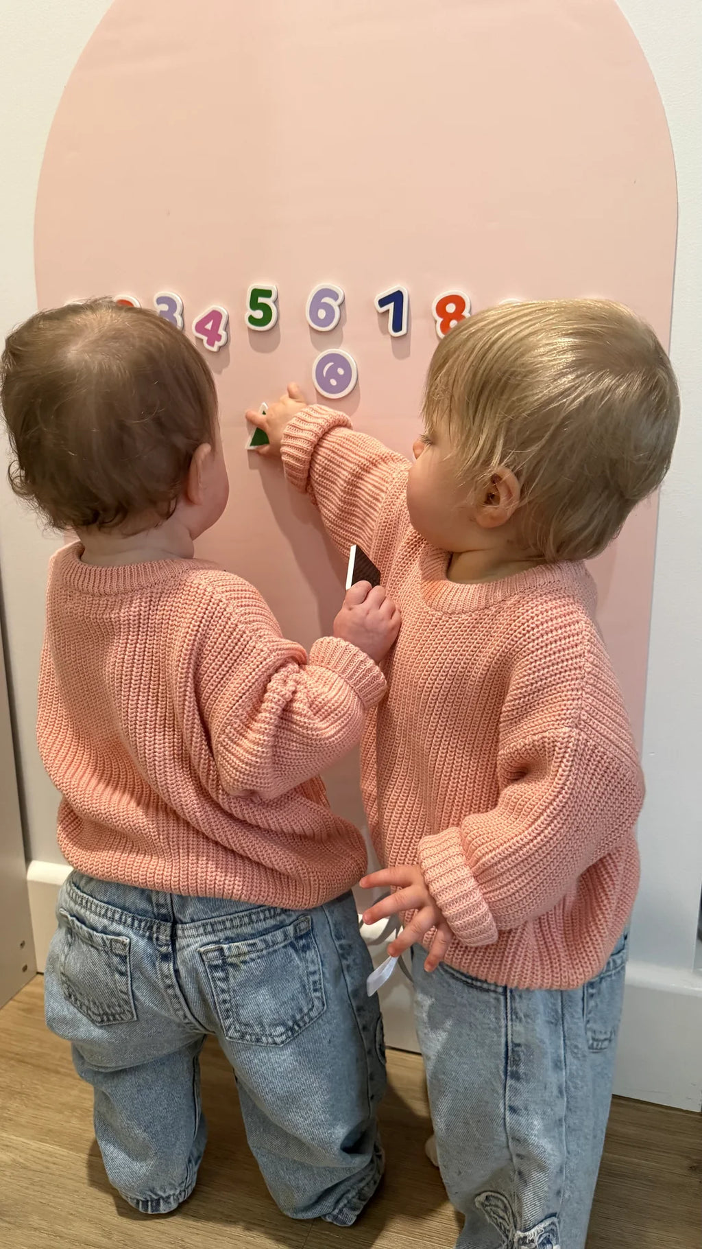 Peach Oversized Knit