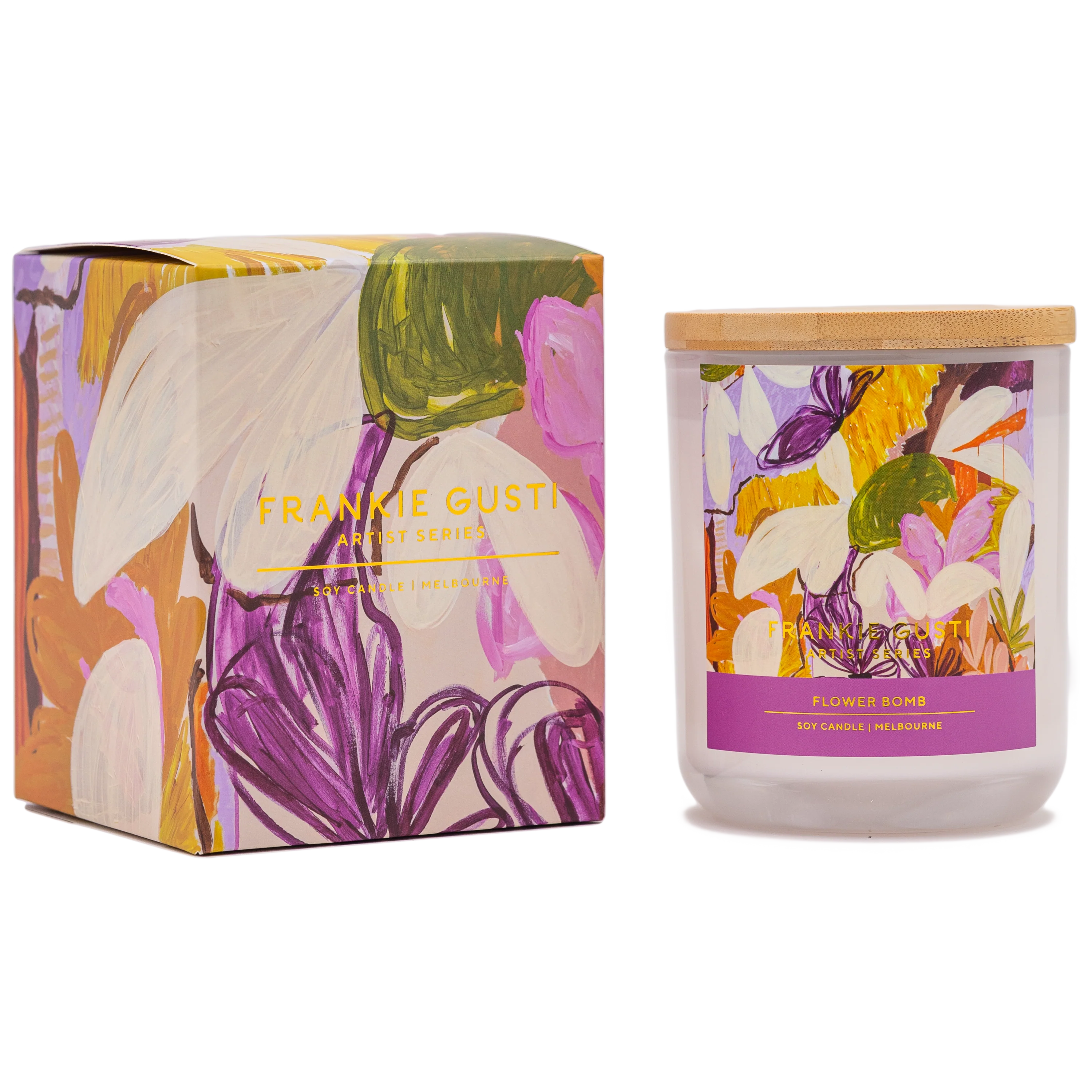 Flower Bomb Artist Series Candle: Kate Mayes