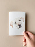 Ginny the Golden Labrador Card