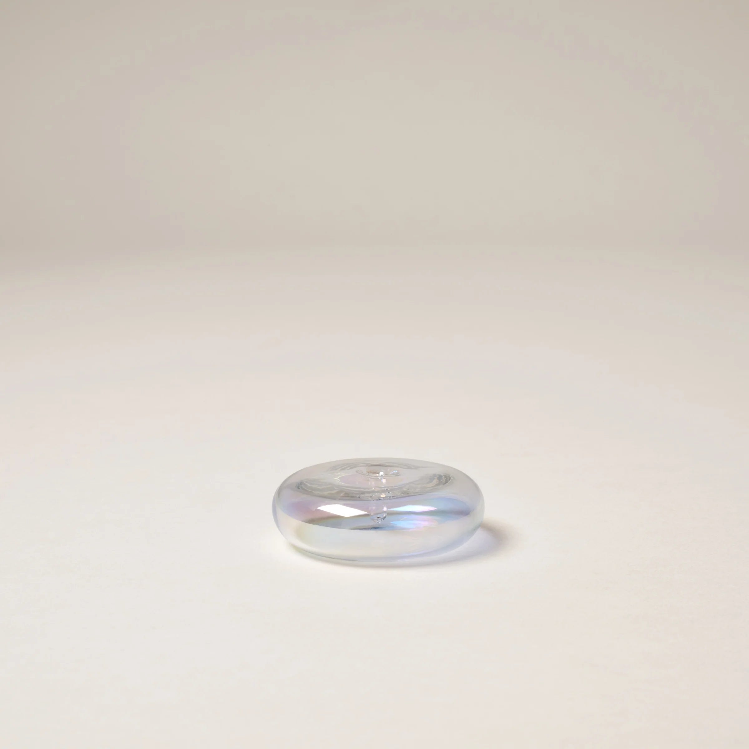 Glass Vessel Incense Holder - Iridescent