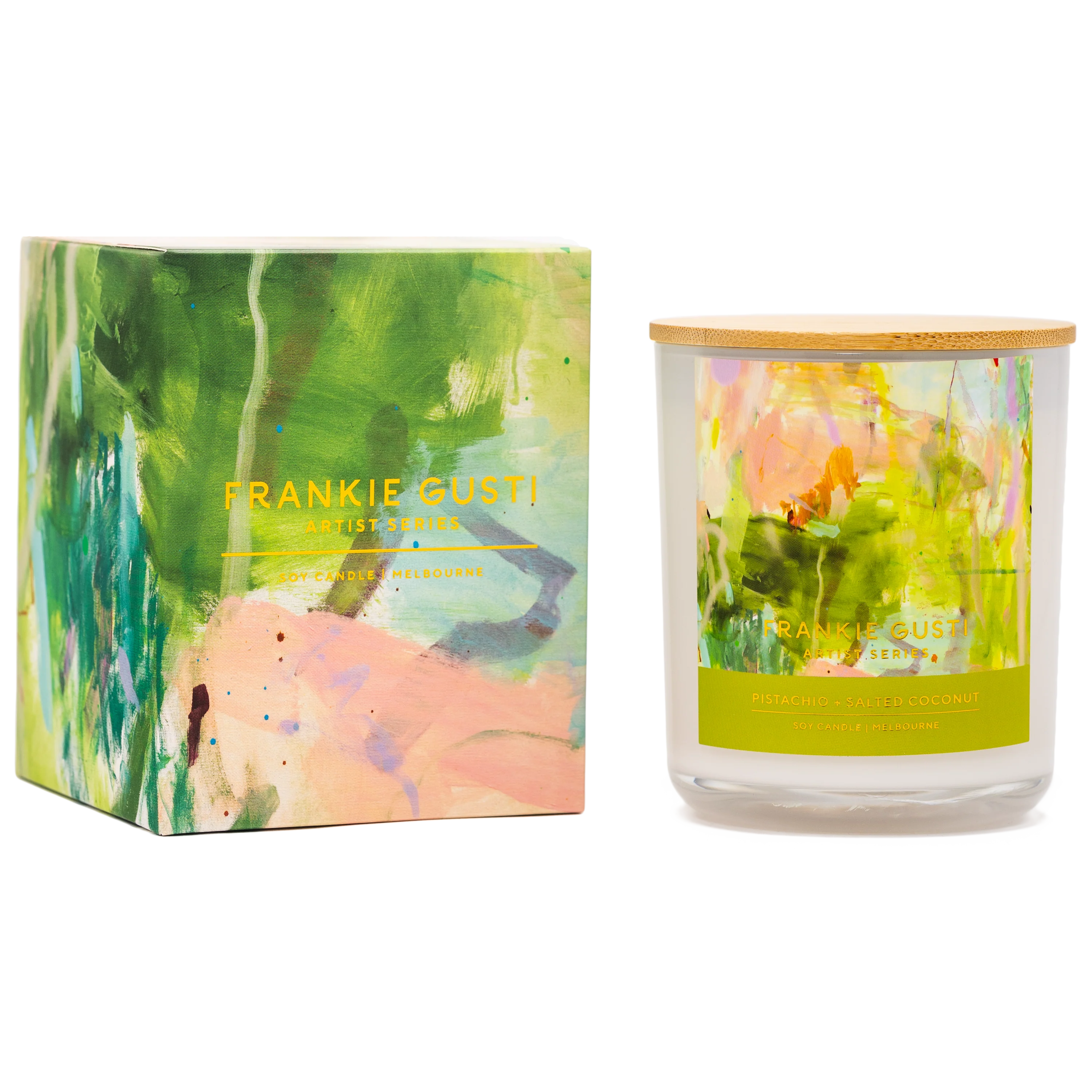 Pistachio Artist Series Candle: Kate Eliza