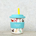 PUPPUCHINO MIDDIE SINGLE CUP (8OZ/240ML) YELLOW STRAW INCLUDED