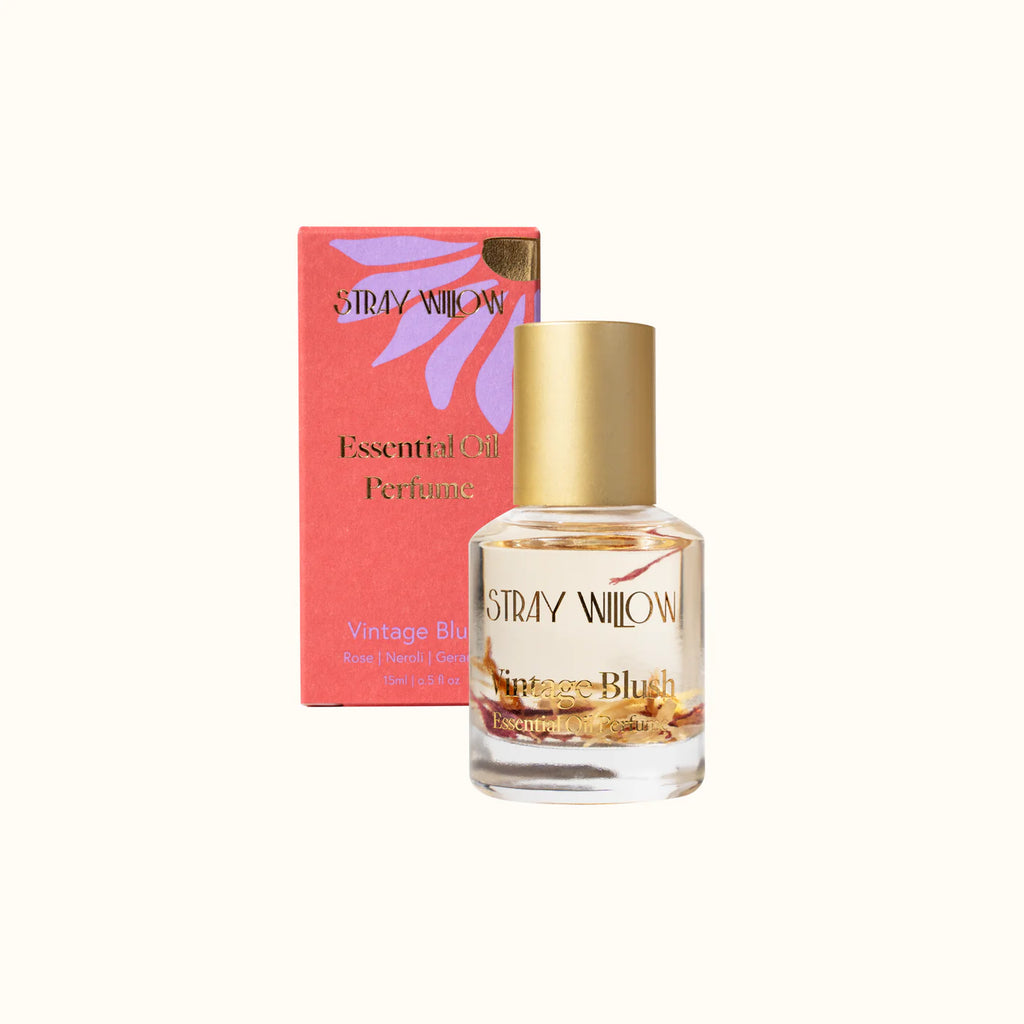 Vintage Blush Perfume Roller