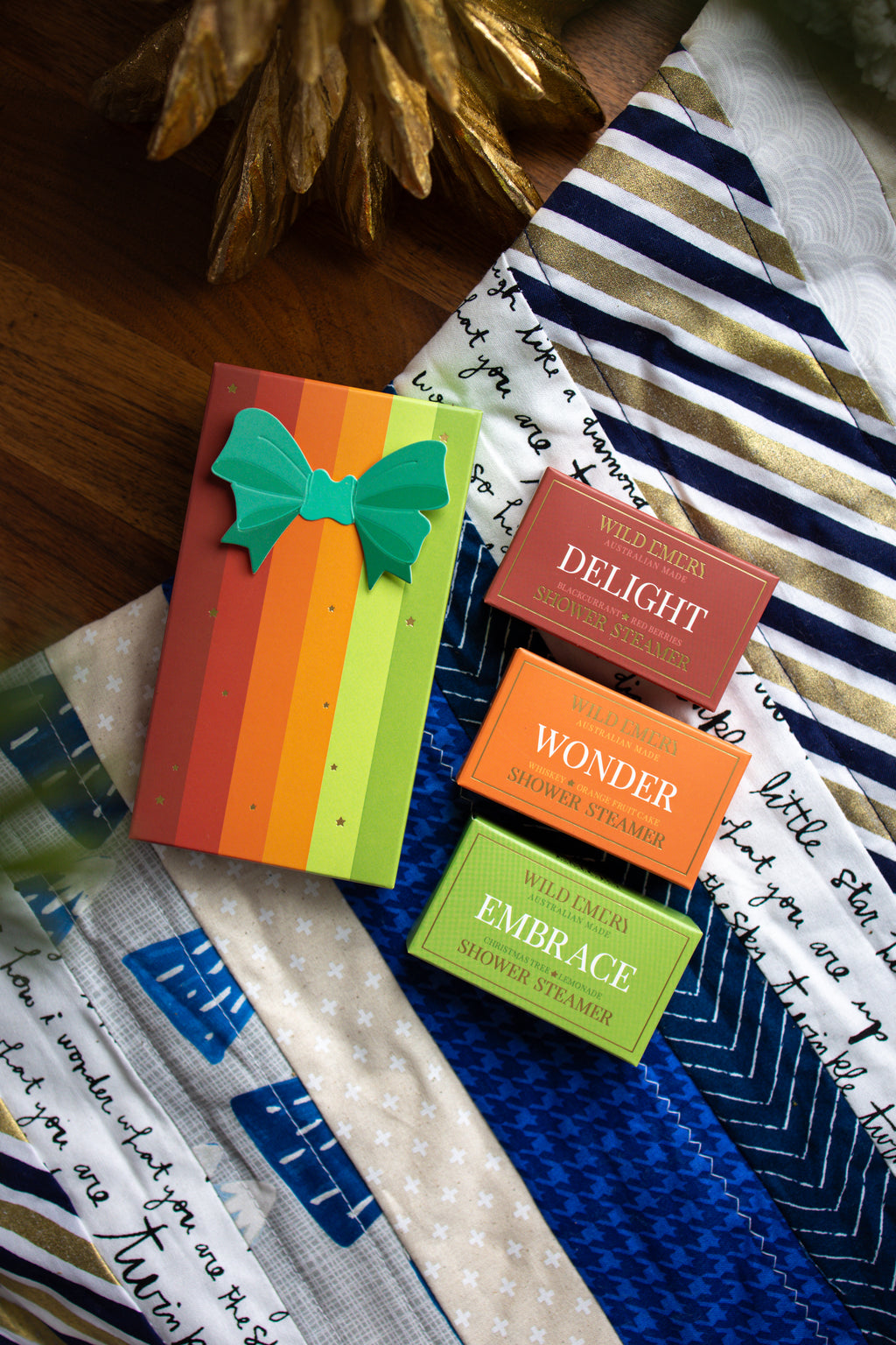 Warm And Bright Shower Steamer Three Pack Gift Set