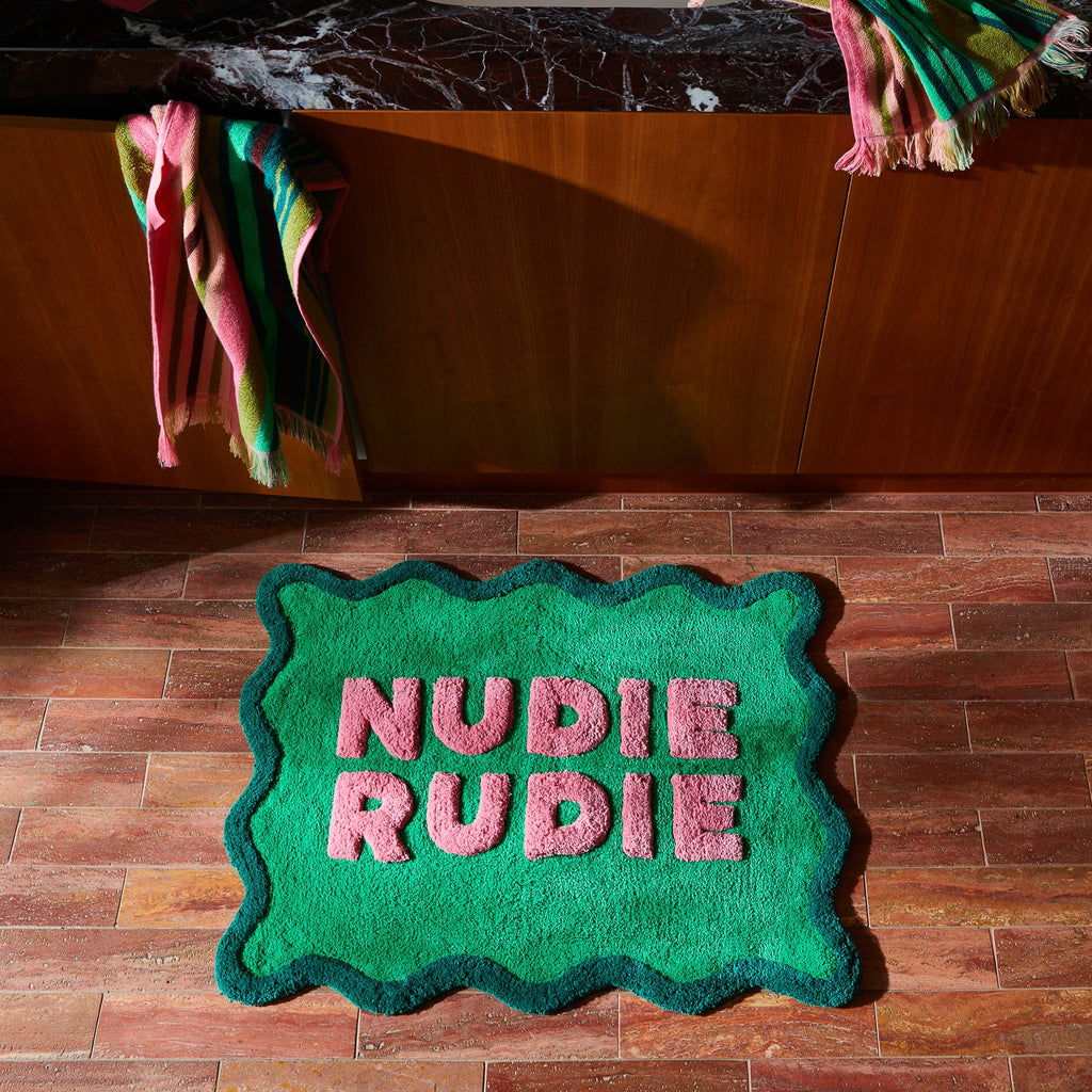 Nudie Rudie Bath Mat - Spring Green