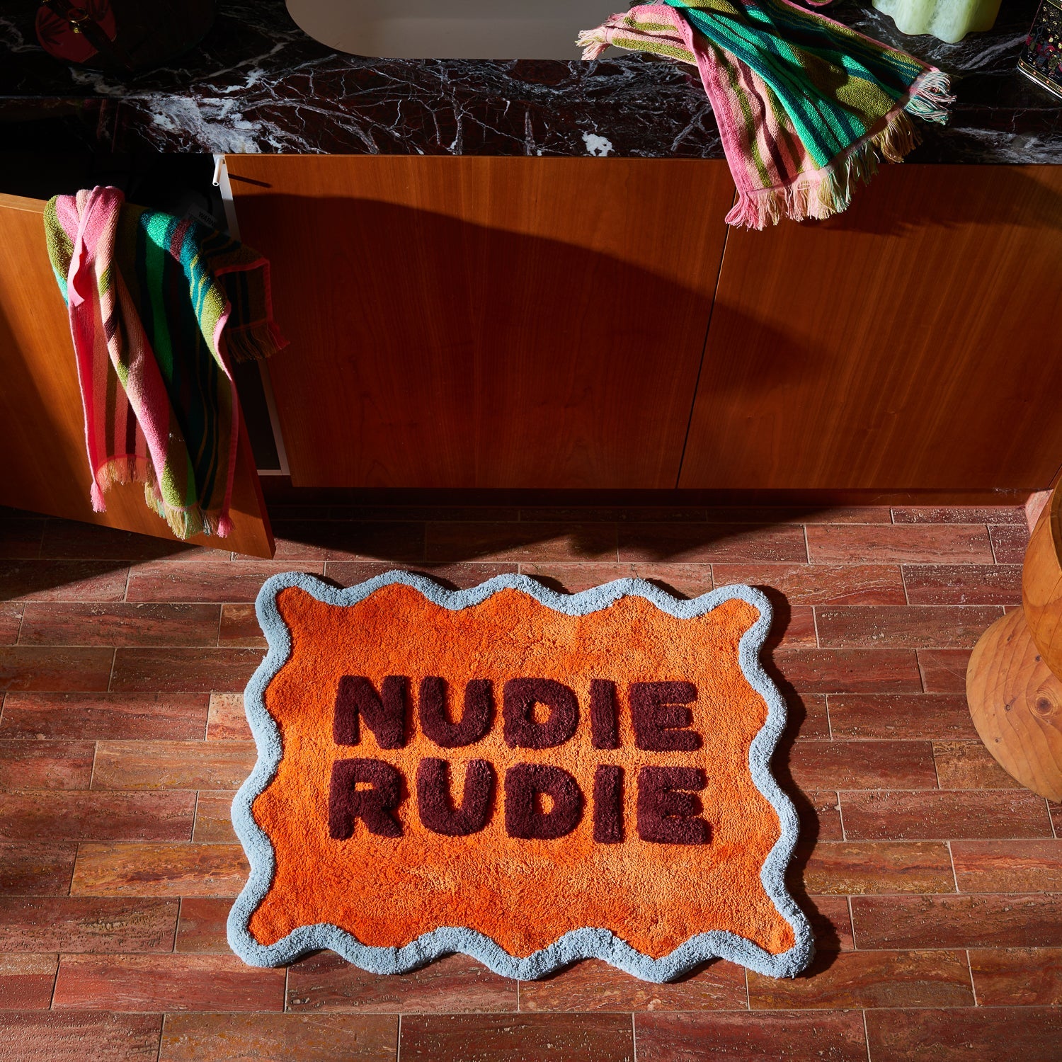 Nudie Rudie Bath Mat - Orangerie