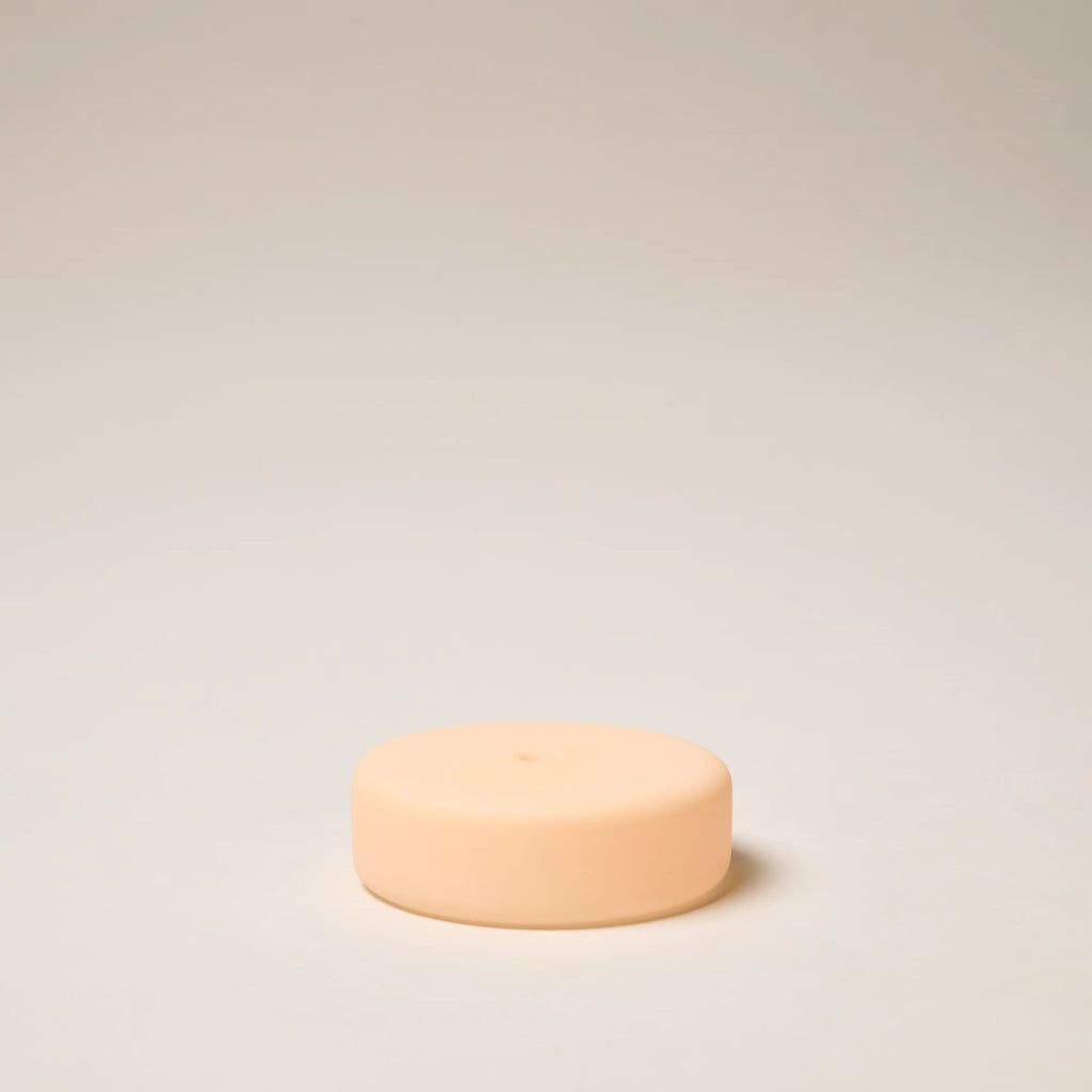 Frosted Glass Incense Holder - Peach