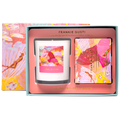 Frankie Gusti Holiday Series Coral Bloom Candle + Steamer Duo