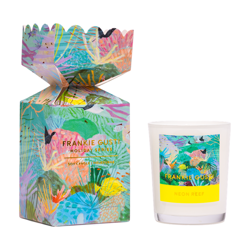 Frankie Gusti Holiday series ornament Neon Reef